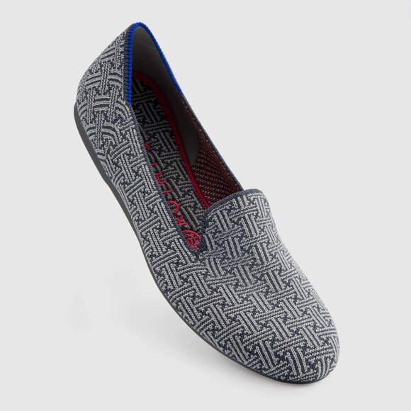 Rothy's Loafers in "Charcoal Grid," grey/gray pattern, EUC, size 8 - Picture 1 of 11